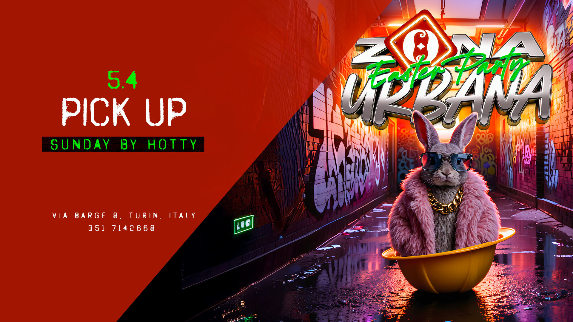 Official cover of the event HOTTY presenta ZONA URBANA - EASTER PARTY