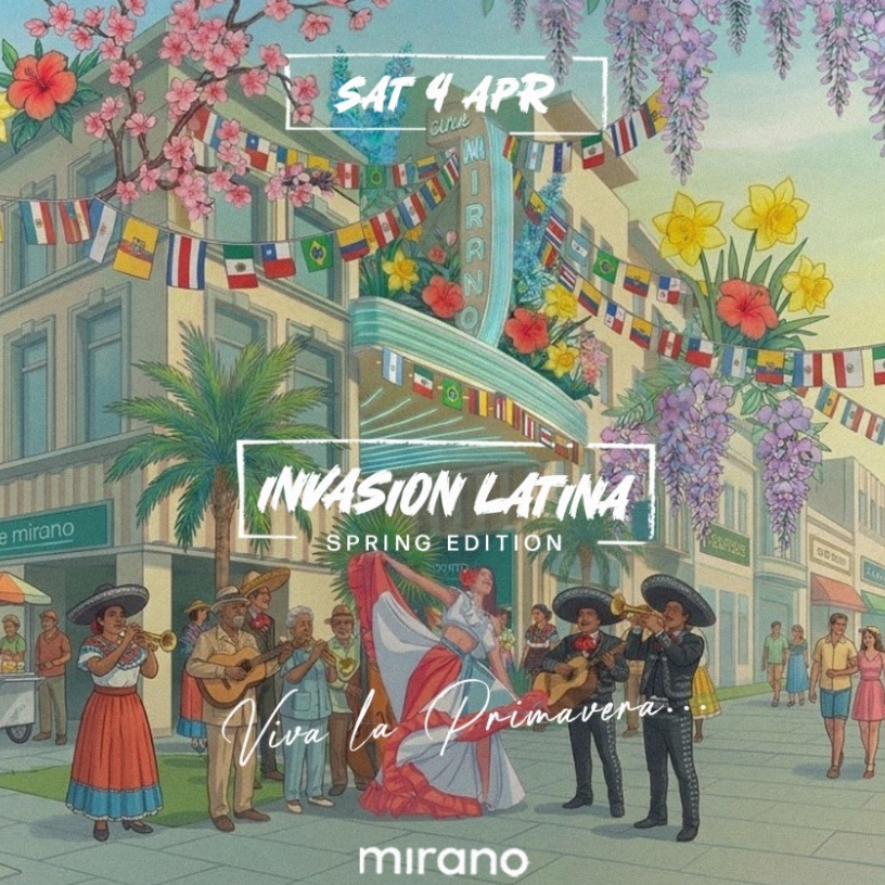 Official cover of the event INVASION LATINA - SAT 04/04 - MIRANO BRUSSELS
