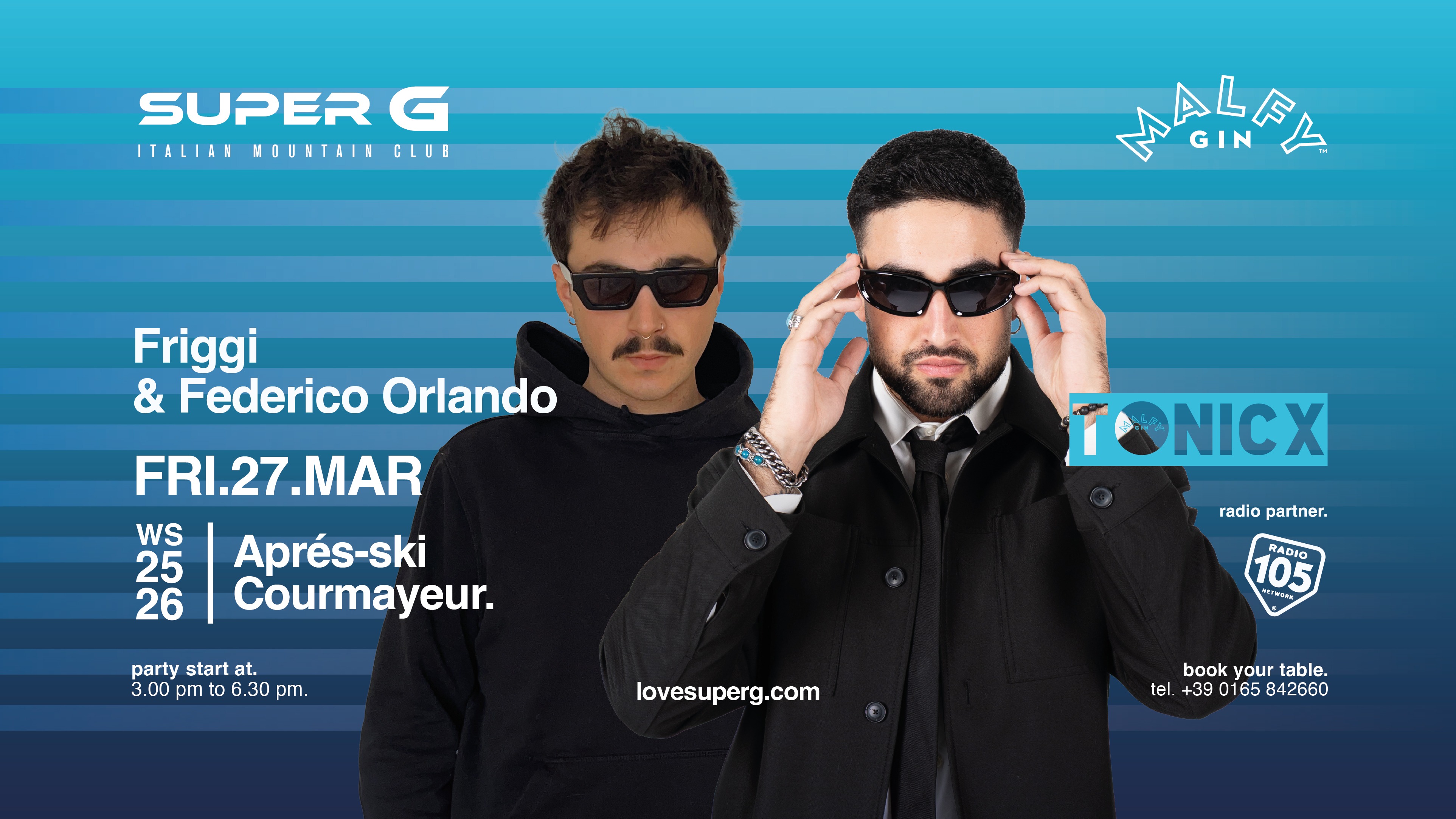 TONICX presents Friggi & Federico Orlando @Super G