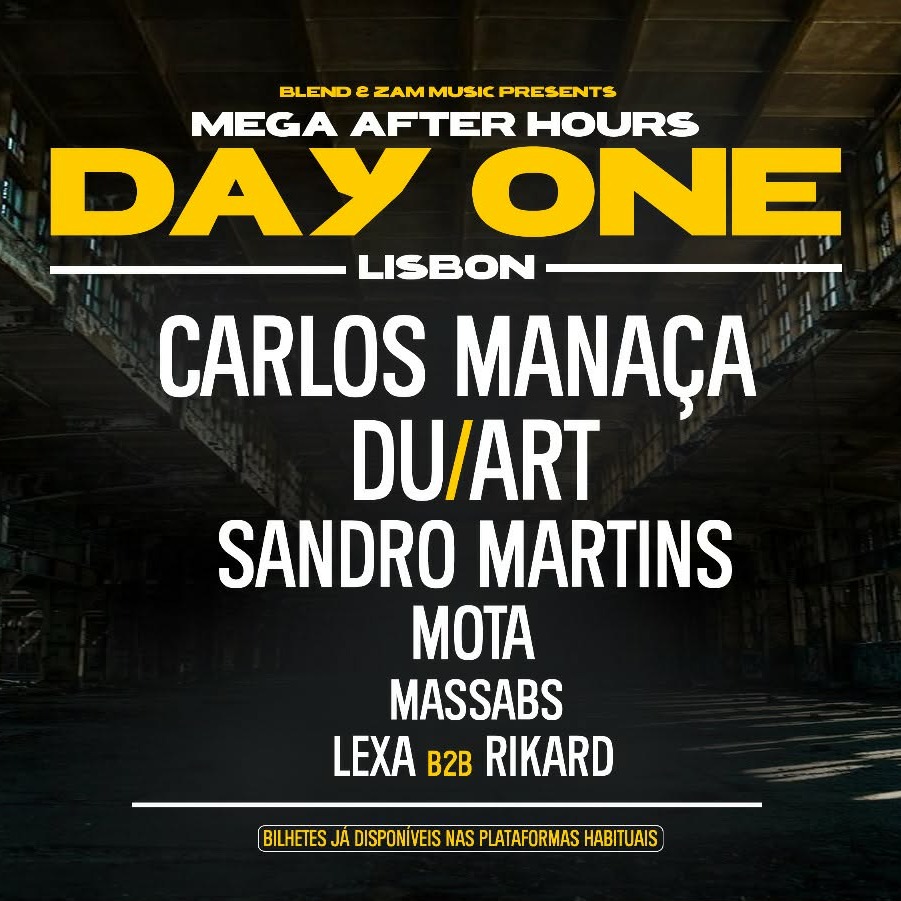 Official cover of the event MEGA AFTER : DAY ONE EDITION with Duart, Carlos Manaça & Sandro Martins