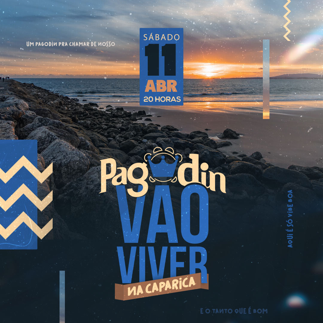Official cover of the event Pagodin #VaoViver na Caparica | Pagode, Samba, Costa da caparica