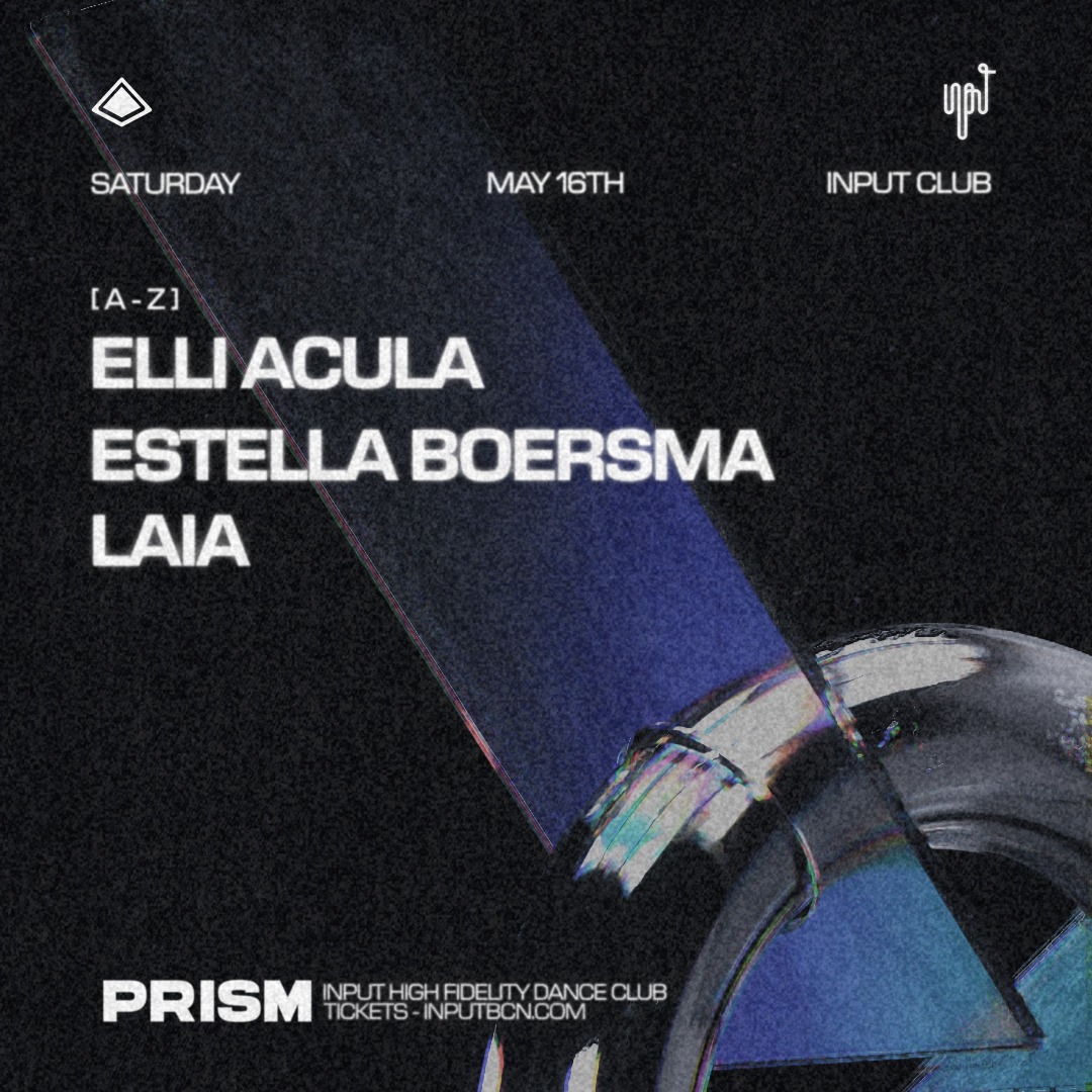 Official cover of the event PRISM pres. ESTELLA BOERSMA & ELLI ACULA