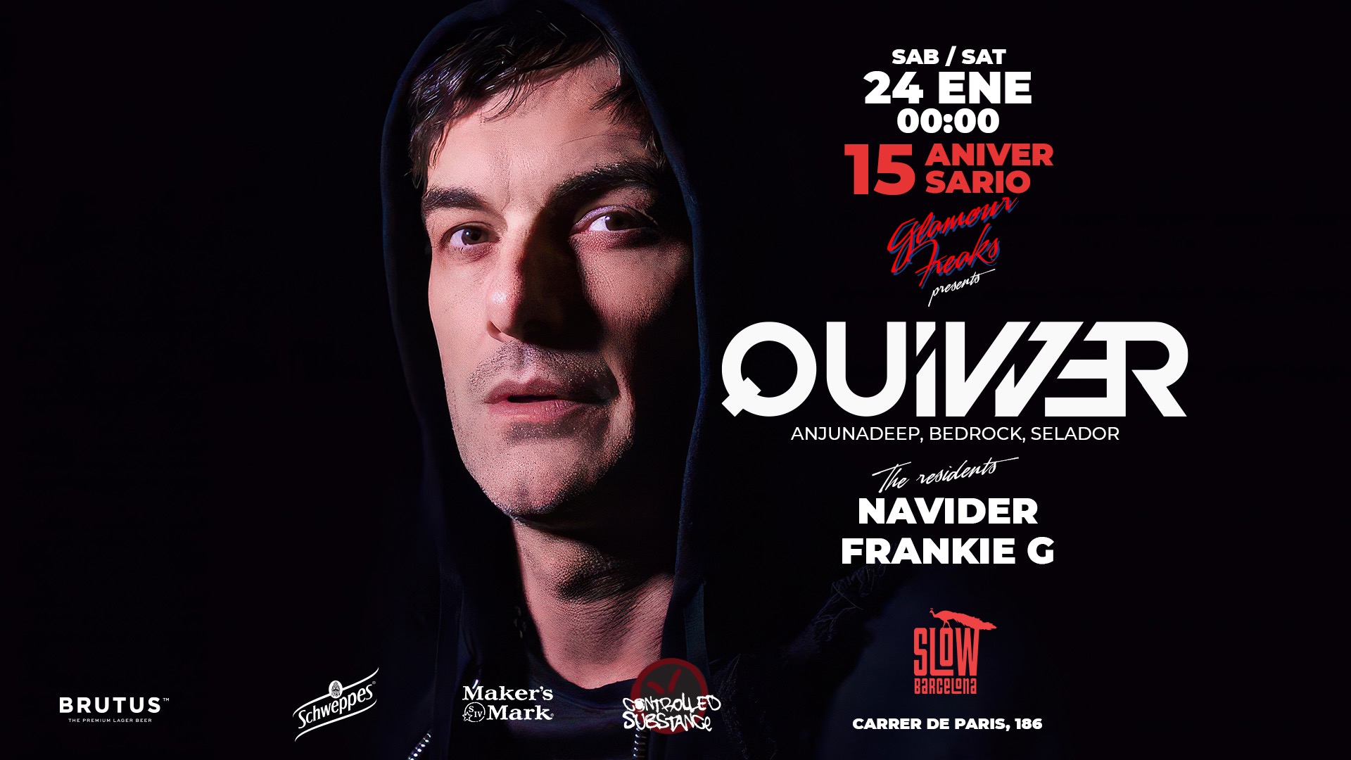 Official cover of the event ★★★ QUIVVER at Slow Club | 15th Anniversary Night
