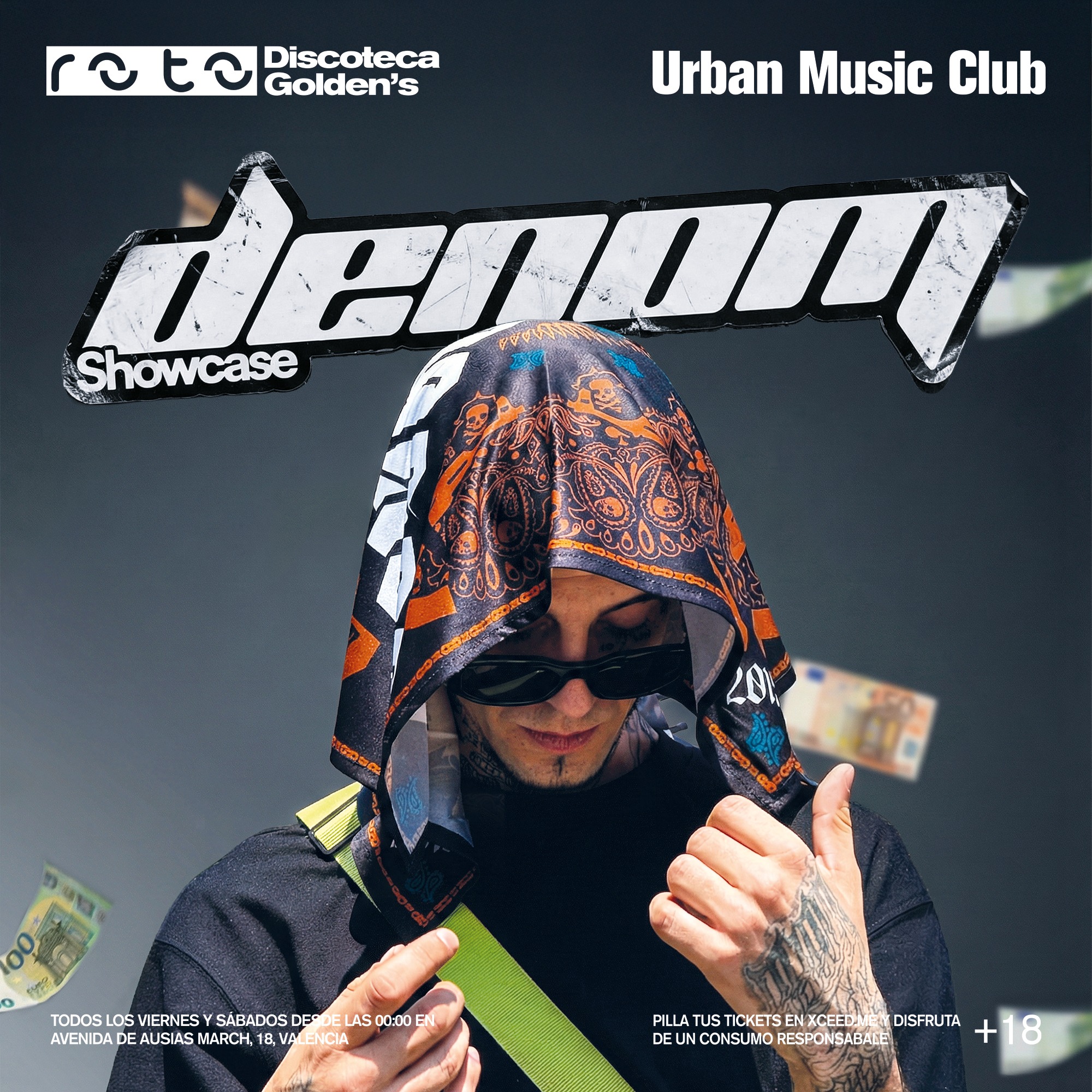 Official cover of the event SATURDAY 28/03 - DENOM (SHOWCASE)