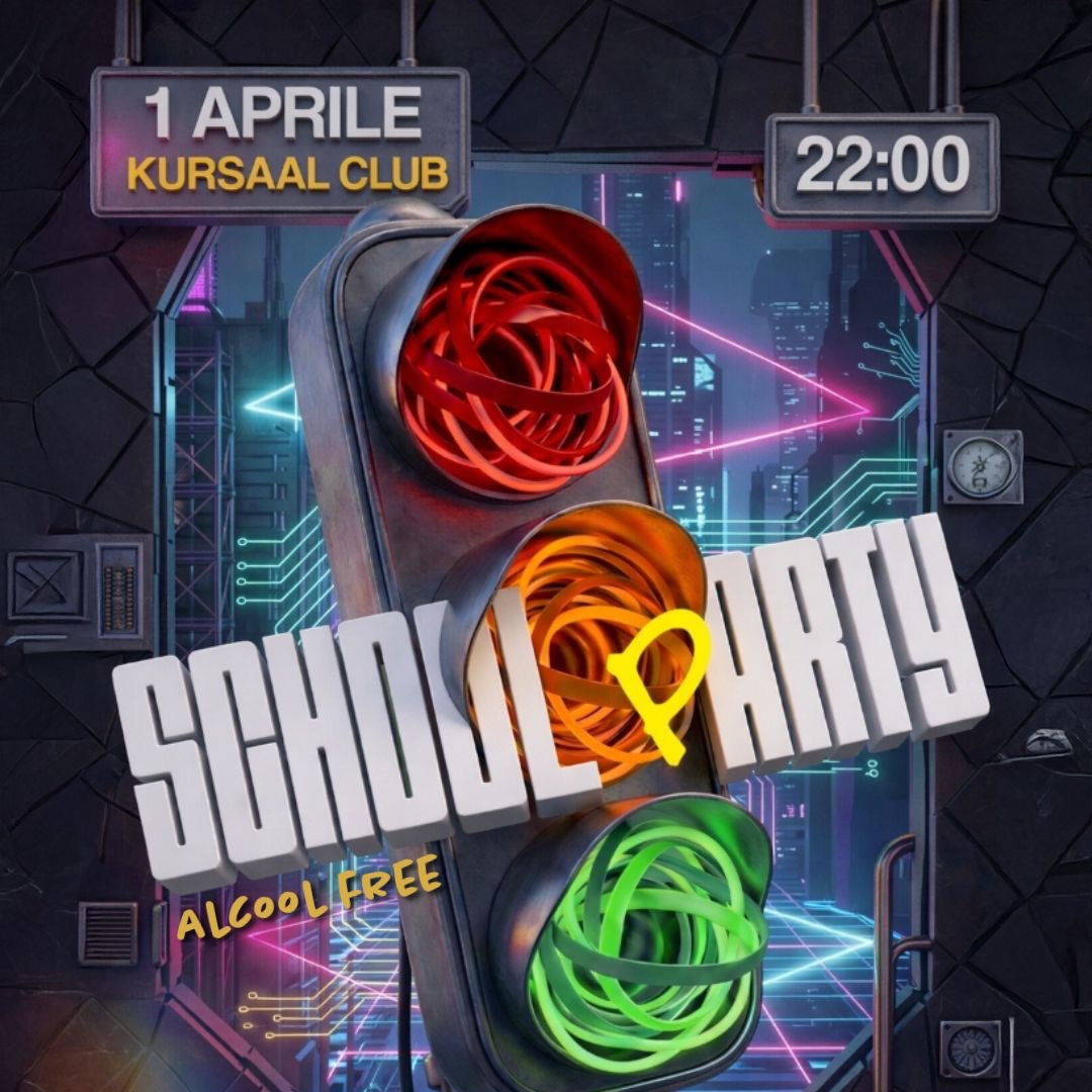 Official cover of the event SCHOOL PARTY - Traffic Lights 🚦- Mercoledì 1 Aprile