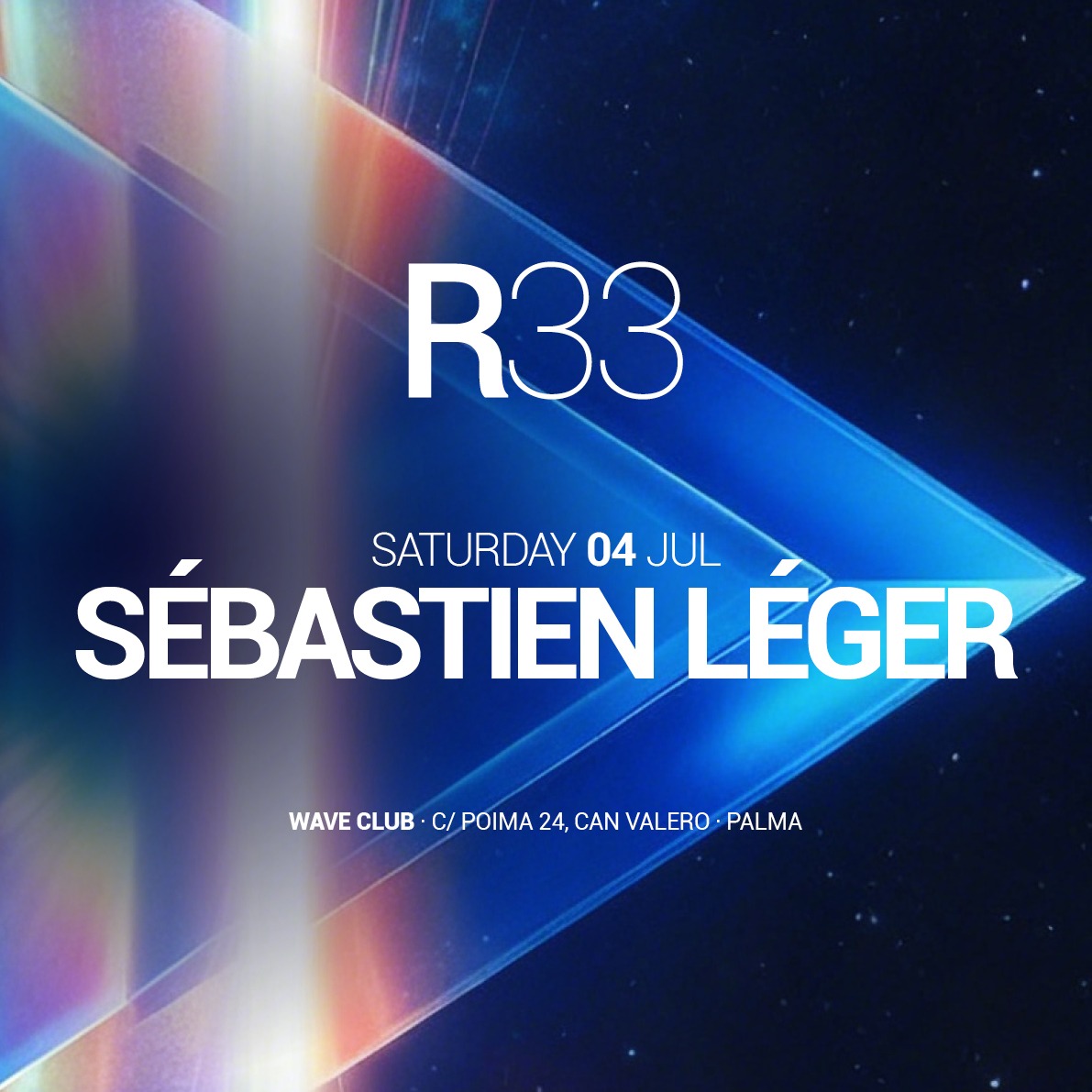 Official cover of the event SEBASTIEN LEGER by R33