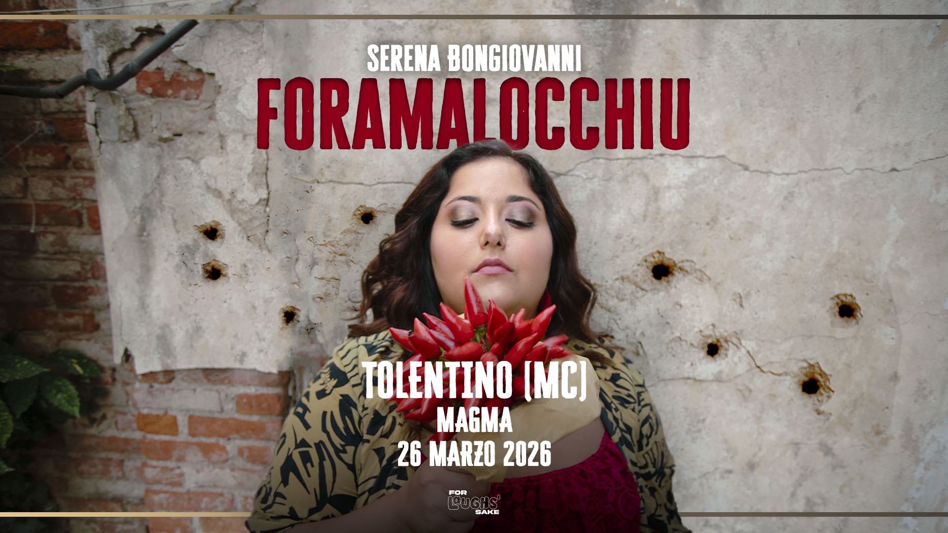 Official cover of the event SERENA BONGIOVANNI - GIOVEDÌ 26 MARZO - STAND UP COMEDY at MAGMA
