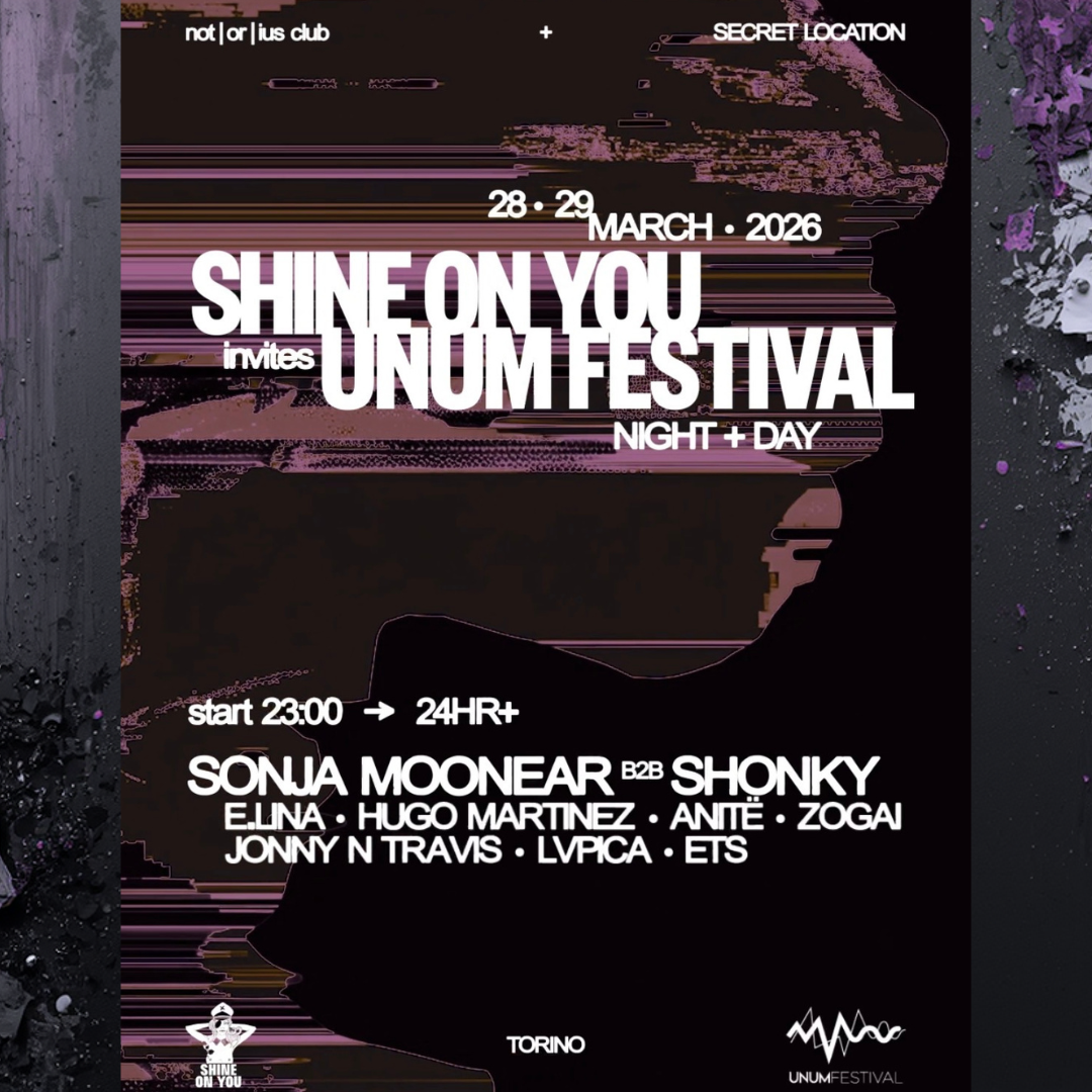 Official cover of the event Shine on you invites Unum Festival