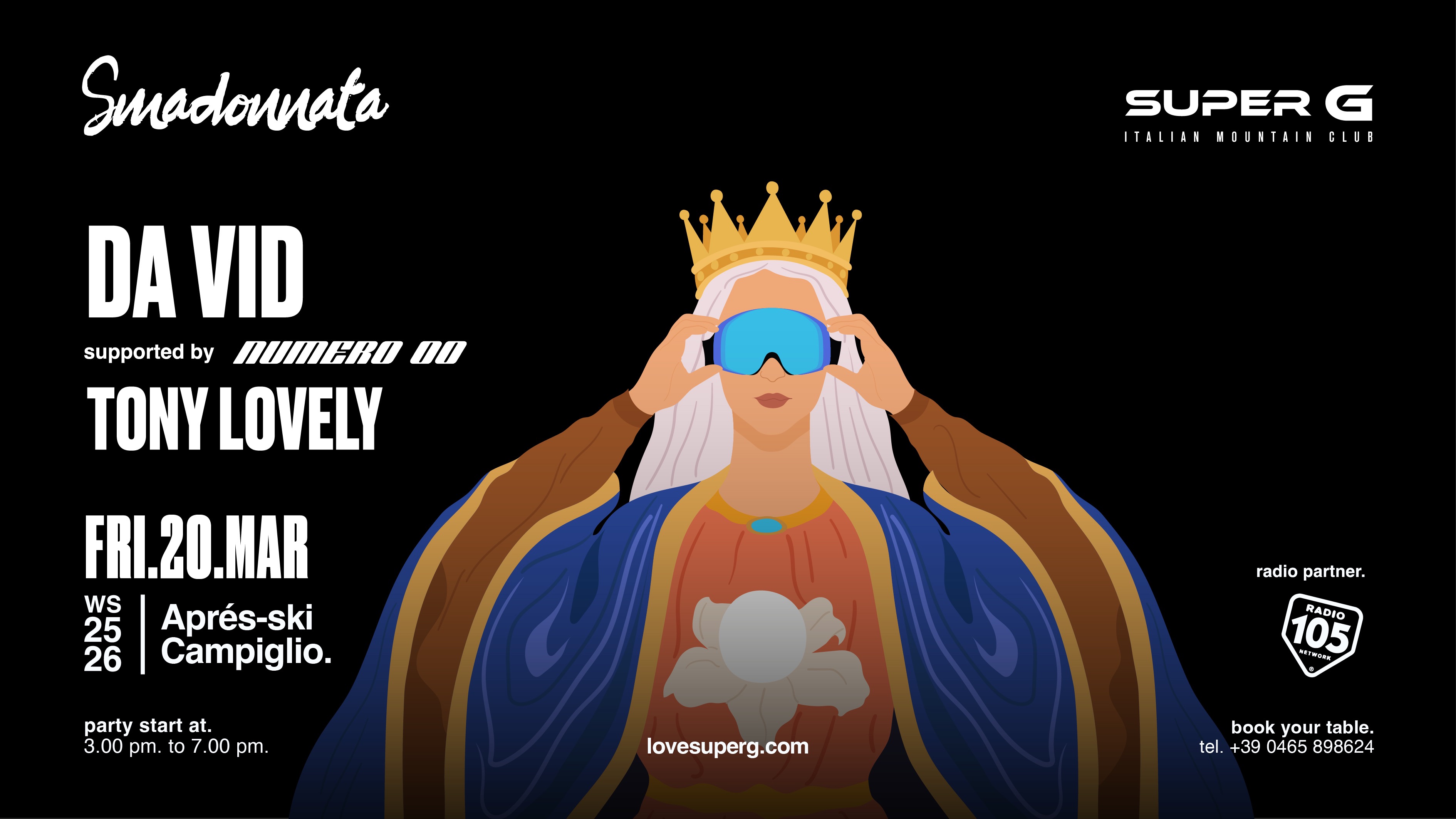 Official cover of the event SMADONNATA x SUPER G | Après-ski