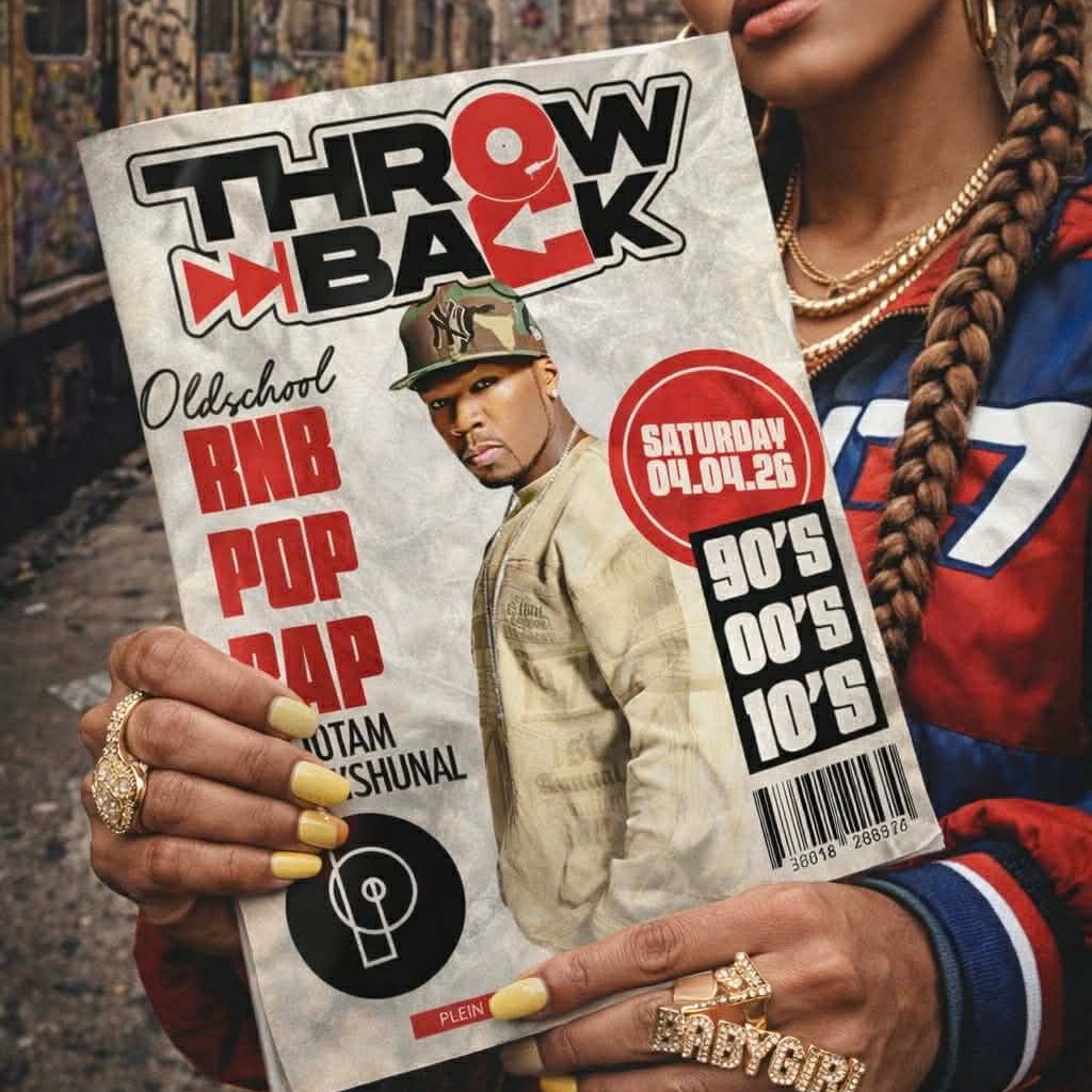 Official cover of the event Throwback x 04.04.26 x Plein Publiek Bruxelles
